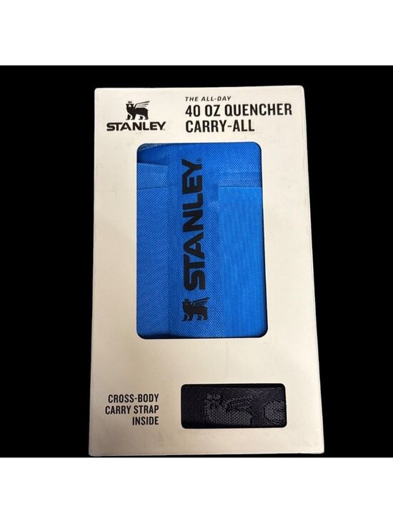 Stanley Other - Stanley 40 oz Quencher Cross Body Carry All with Carry Strap Blue New in Box